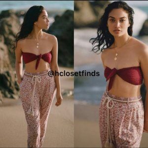 NWT Anthropologie Tasseled Tapered Pants